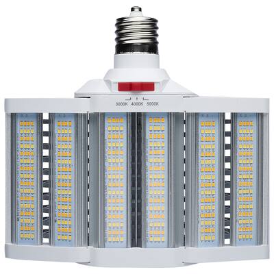 LED Shoe Box Lamp 60/70/80 Wattage Selectable 3K/4K/5K CCT Selectable 120-277V - White