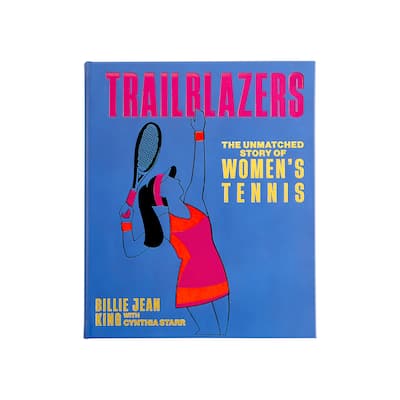 Graphic Image Trail Blazers Coffee Table Book, Leather, Blue