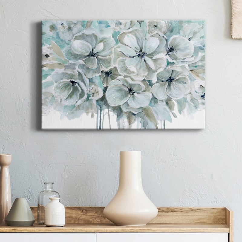 Teal Harmony I Premium Gallery Wrapped Canvas - Ready to Hang