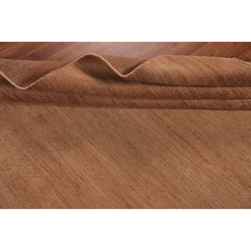 Tribal / Modern Gabbeh Oriental Area Rug Hand-Knotted Wool Carpet - 6'6" x 9'7"