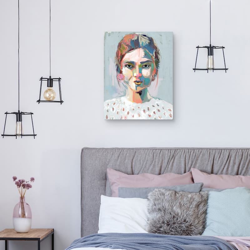 Face to Face II by Studio Arts Canvas Art Print