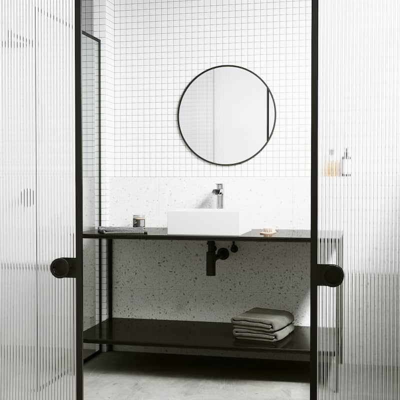 VIGO Starr 15"L x 15"W MatteStone Vessel Sink and Niko 11"H Faucet Set
