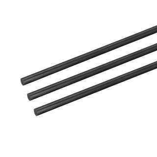 2 Pcs Carbon Fiber Rod 9mm X 300mm For RC Plane Wing Tube Quadcopter