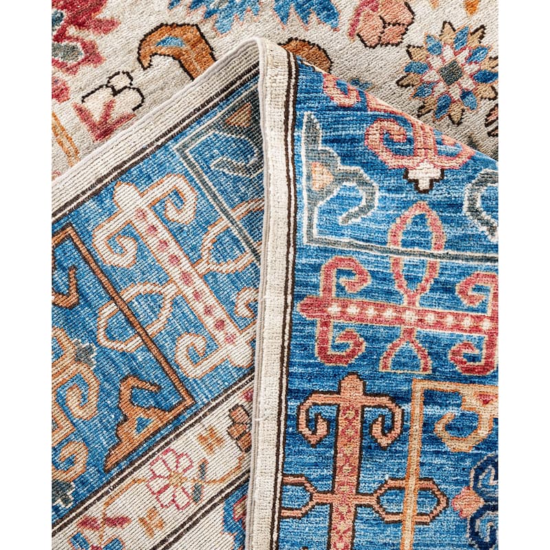 Serapi One-of-a-Kind Hand-Knotted Area Rug - Ivory - 8' 0" x 10' 0"