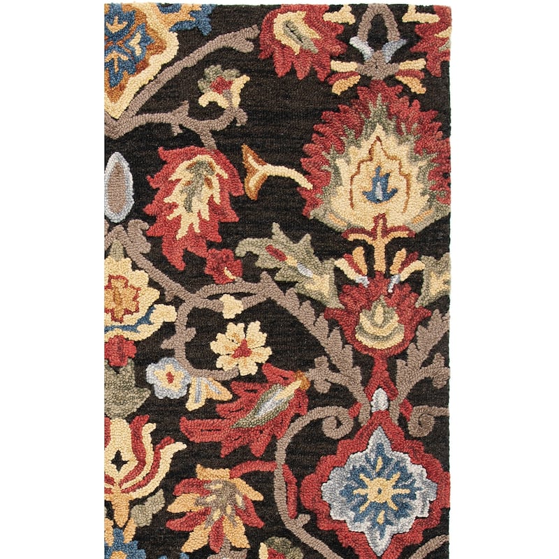 SAFAVIEH, Handmade Marietje Blossom French Country Wool Area Rug
