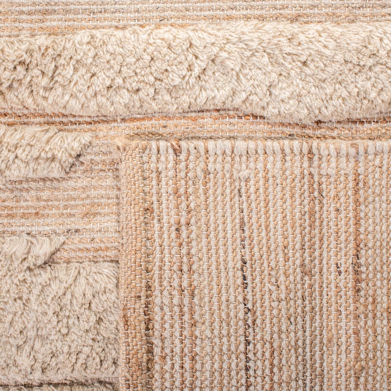 SAFAVIEH Handmade Casablanca Shag Gjyltene Wool Rug