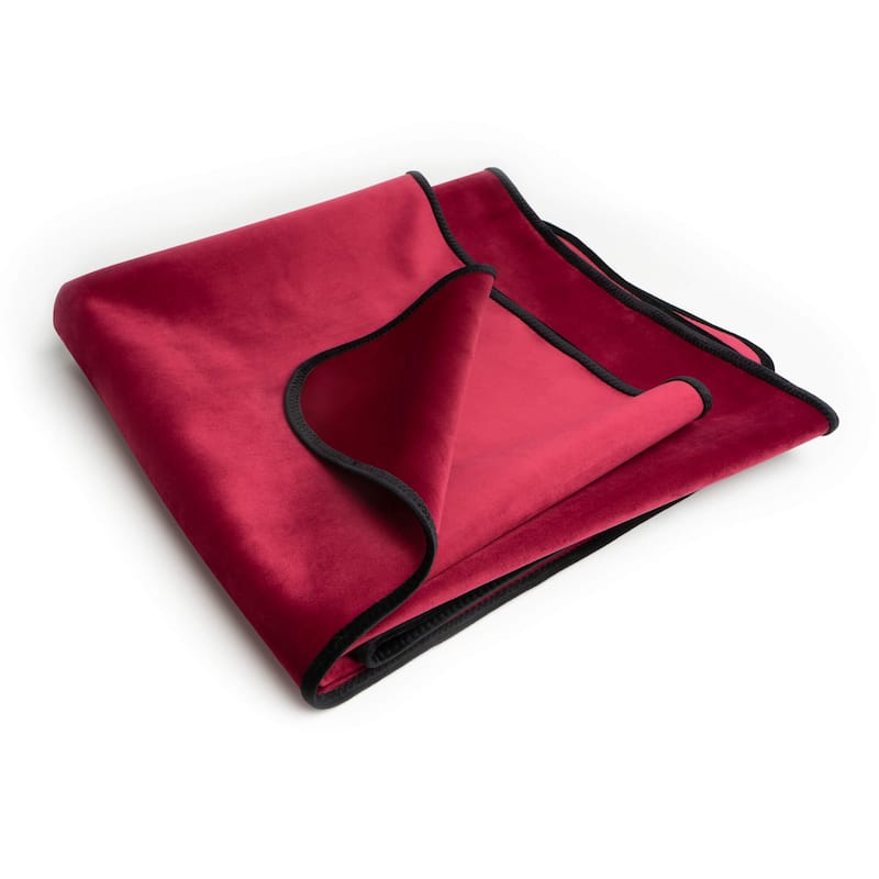 Avana Waterproof Throw Blanket - Microvelvet Black