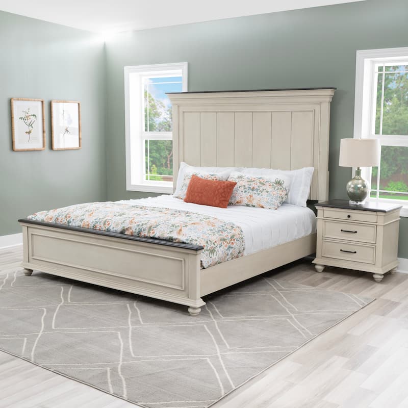 Ellington King Bed White