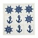 preview thumbnail 3 of 7, Blue Iron Nautical Game Set - 14 x 14 x 1