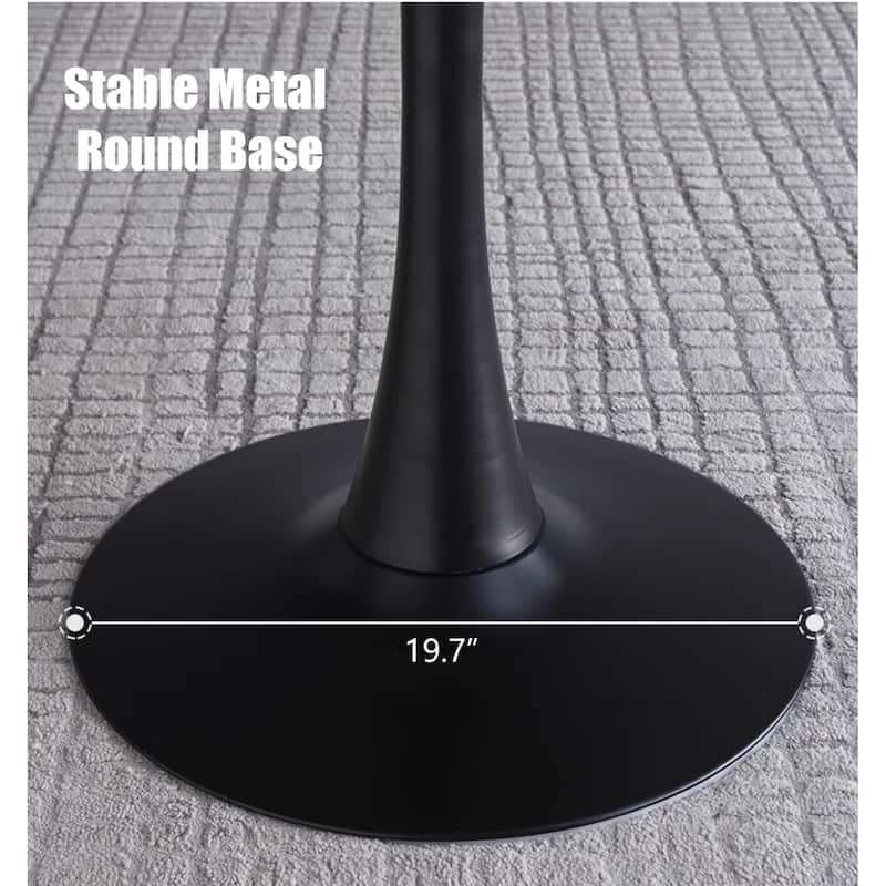 Round Table,Modern Dining Table,Dining Table,MDF Top and Steel Base Tulip Round Kitchen Table, Kitchen Table,Oval Dining Table