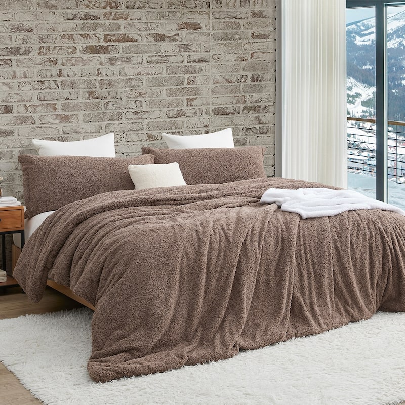 My Childhood Teddy Bear - Coma Inducer® Oversized Comforter Set - Real Brown - Oversized Queen