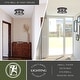 preview thumbnail 7 of 7, Vaxcel Lighting Cumberland 2 Light 13" Wide Outdoor Flush Mount Drum