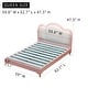 preview thumbnail 12 of 11, PU Leather Upholstered Platform Bed Frame for Kids Teens, Wooden Slats Support