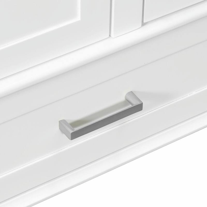 24.8" Bathroom Vanity with Ceramic Sink, Modern Freestanding Cabinet with Soft-Close Door and 3 Storage Drawers