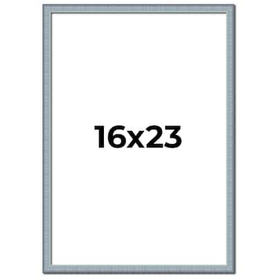 16x23 Frame Rustic Sky Blue Solid Wood Picture Frame | 0.75 Inch