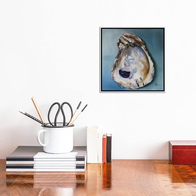 iCanvas "Maryland Oyster Shell" by Kristine Kainer Framed Canvas Print