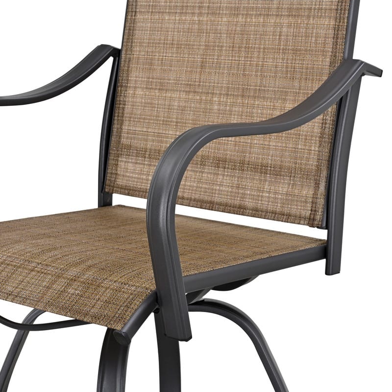 Patio Festival 6-Person Outdoor Bar Height Swivel Bistro Dining Set
