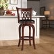 preview thumbnail 2 of 21, Rovinj Upholstered Back Swivel Bar Stool - Barstool