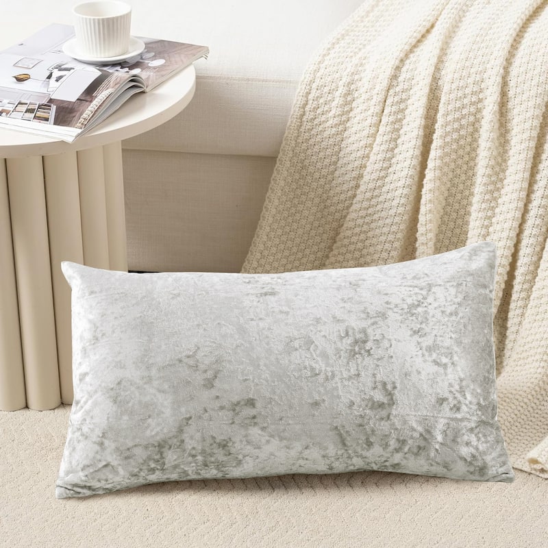 Rancho Crushed Velvet Throw Pillow Cover Set, NO INSERT