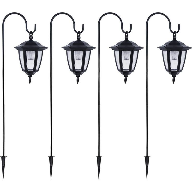 2 Pack Solar Hanging Lights Outdoor, Solar Powered