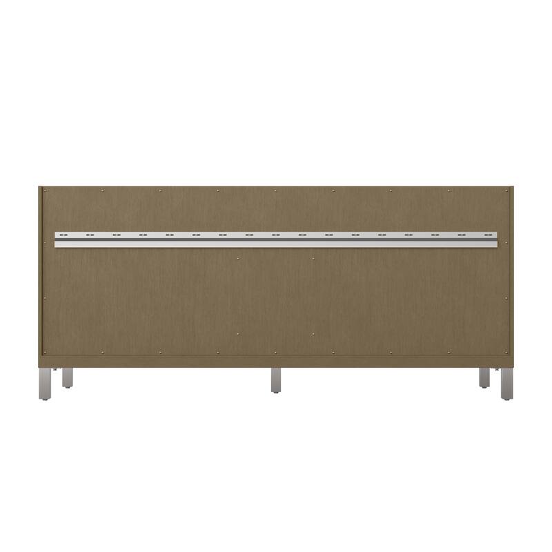 Chicago 72" Double Vanity, Walnut Whisper