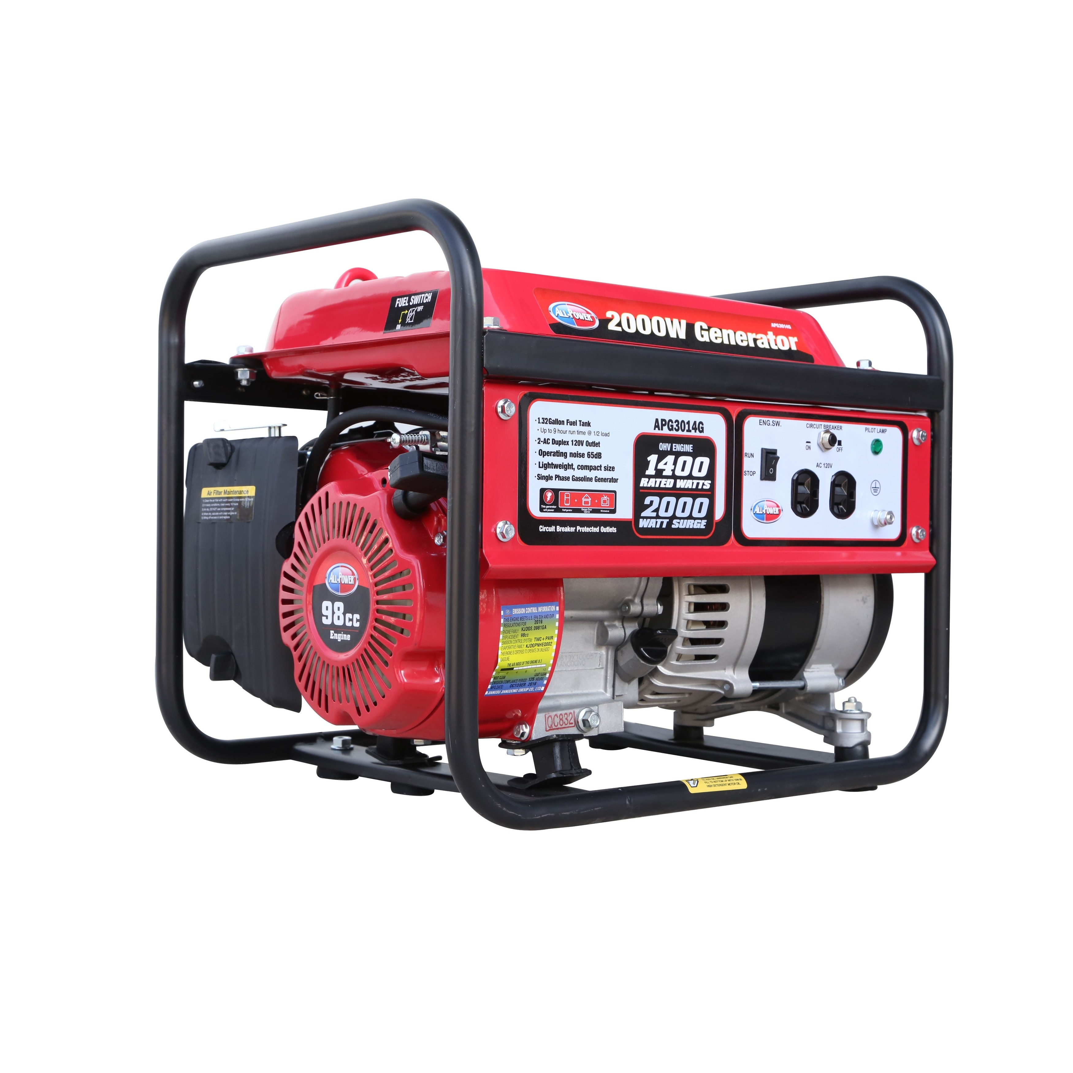 gas powered portable generator