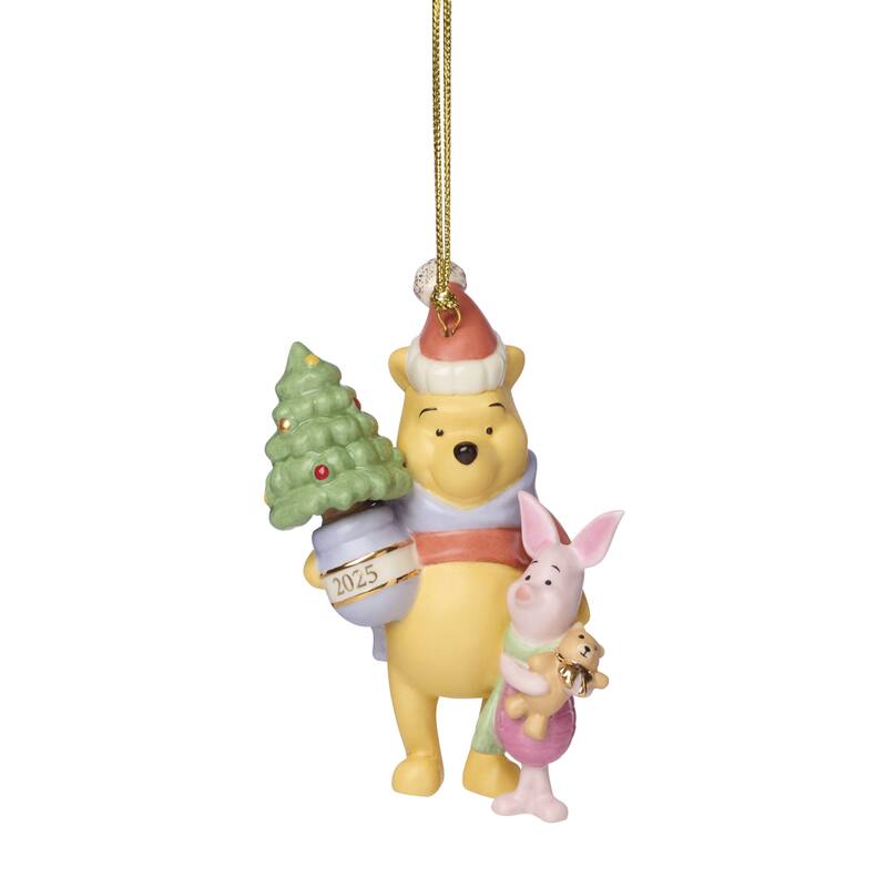 Lenox 2025 Winnie the Pooh & Piglet Ornament
