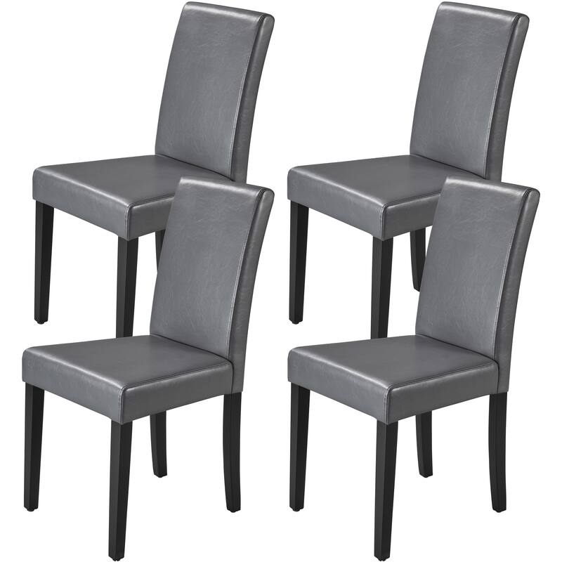 Yaheetech 4pcs Dining Room Chairs High Back for Home