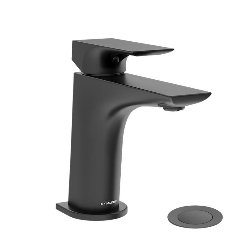 Symmons SLS4912PP Verity 1 GPM Vessel Single Hole Bathroom Faucet with - Matte Black