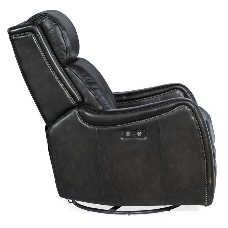 Hooker Furniture RC234-PSWGL Stark 28" Wide Leather Swivel Power