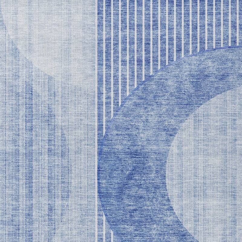 HomeRoots Geometric Transitional Rectangle Outdoor Rug