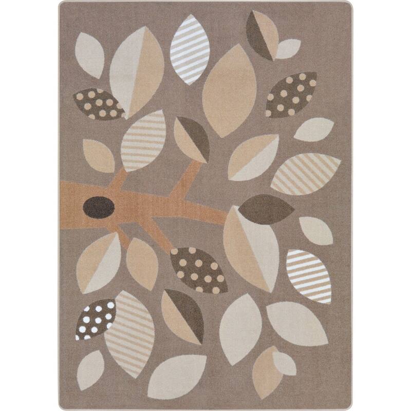 Shady Grove Neutral Educational Nylon Area Rug