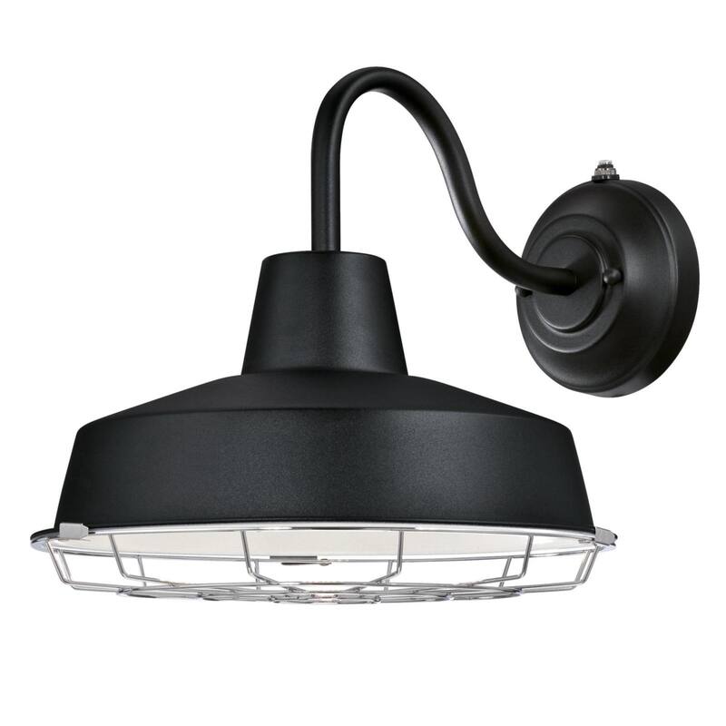 Westinghouse 6131700 Academy 11" Tall LED Outdoor Wall Sconce - Textured Black