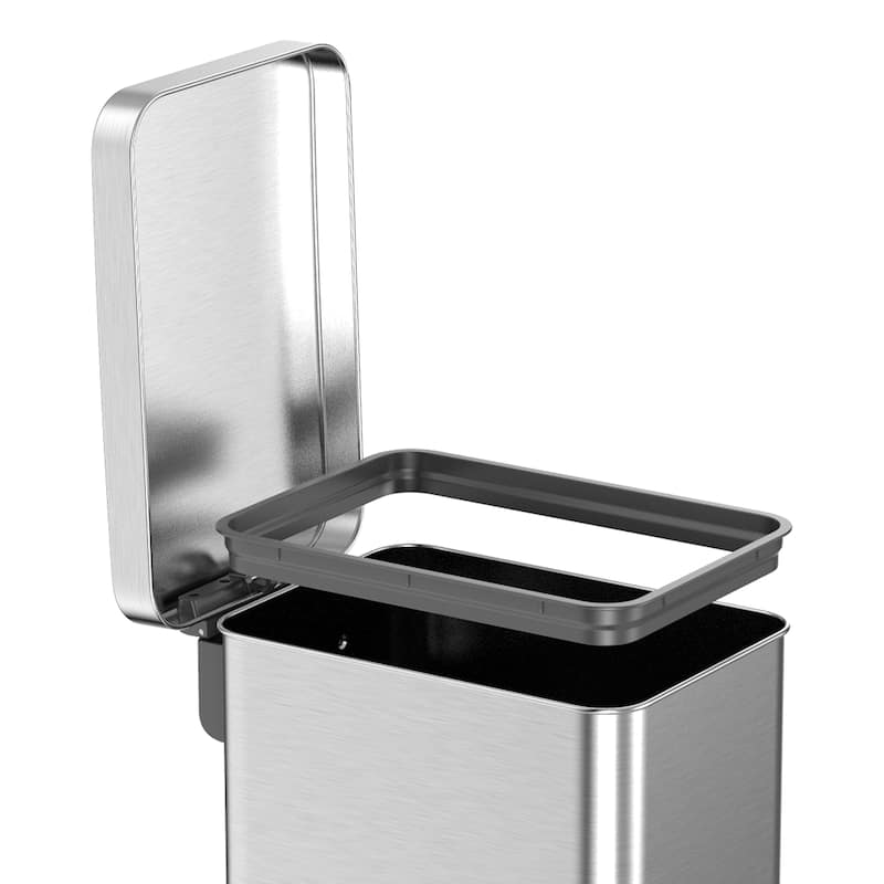 Qualiazero 50L / 13.2 Gallon Slim Step Can