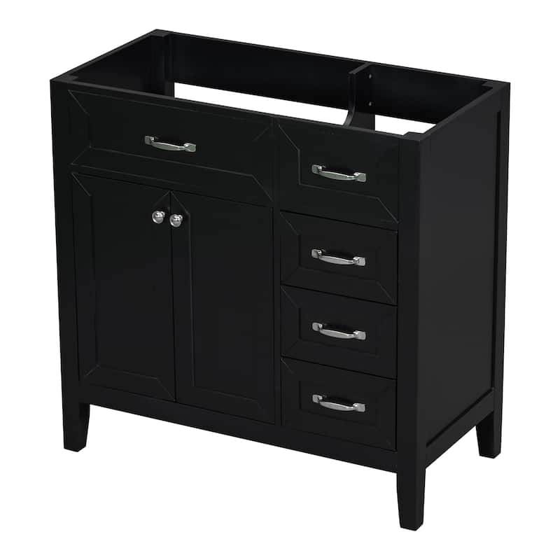 36" Bathroom Vanity without Sink,Bathroom Cabinet with Drawers