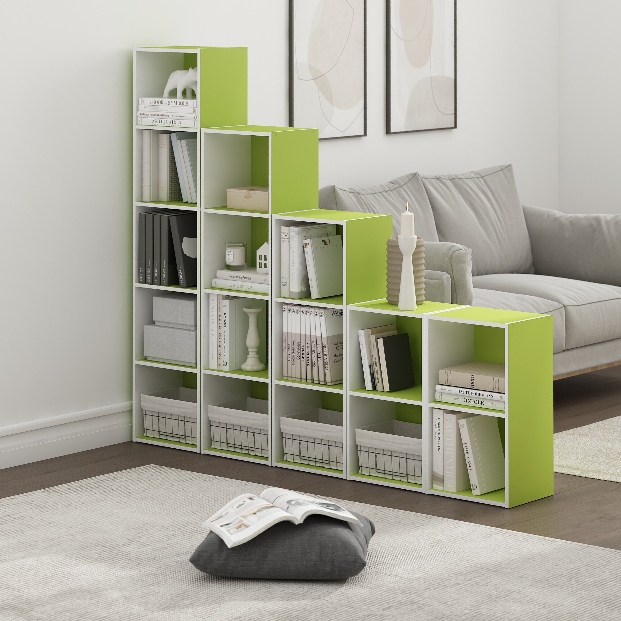 Furinno Pasir 2-Tier Open Shelf Bookcase-image