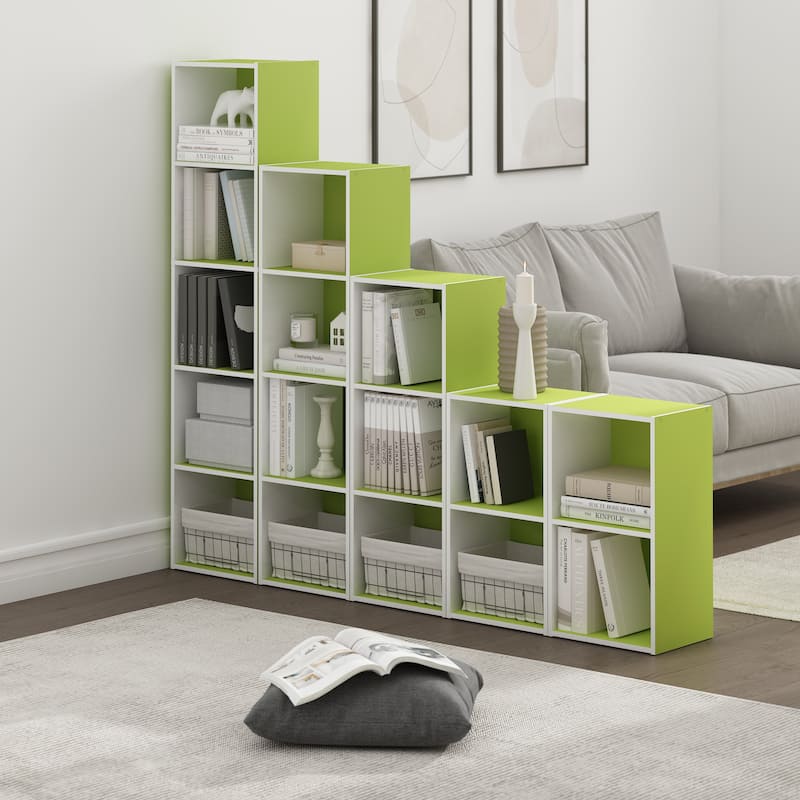 Furinno Pasir 2-Tier Open Shelf Bookcase