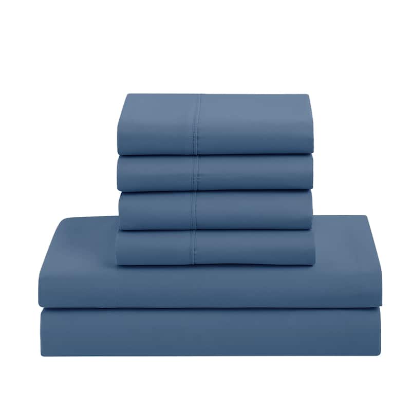 Sweet Home Collection Luxury Solid Bed-In-a-Bag with Sheet Set
