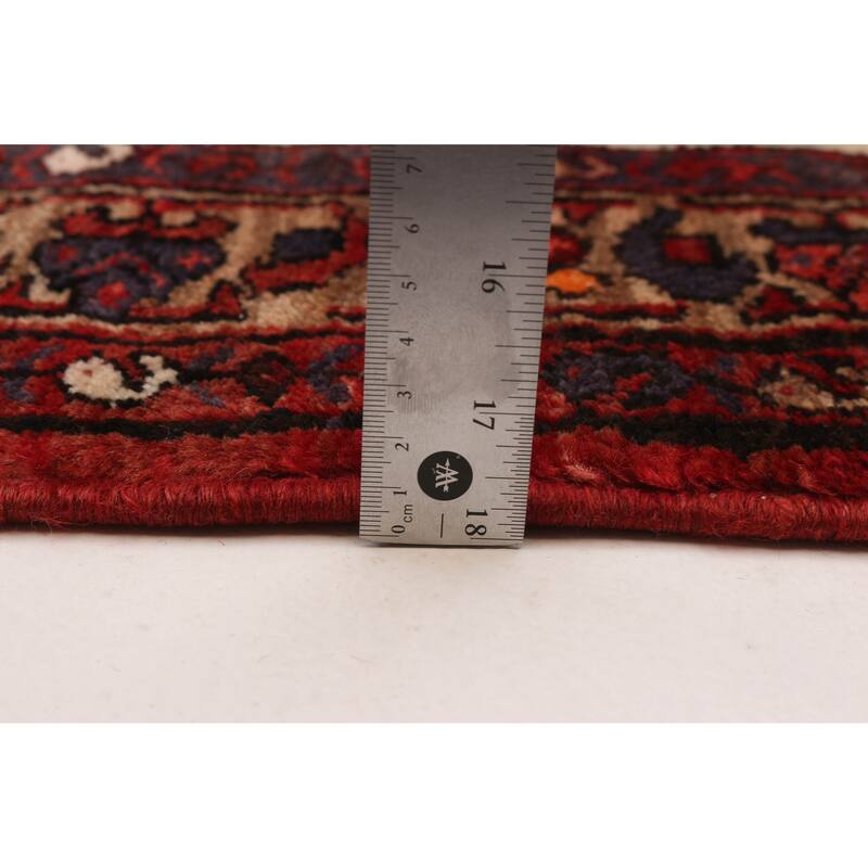 ECARPETGALLERY Hand-knotted Anadol Red Wool Rug - 3'7 x 9'9