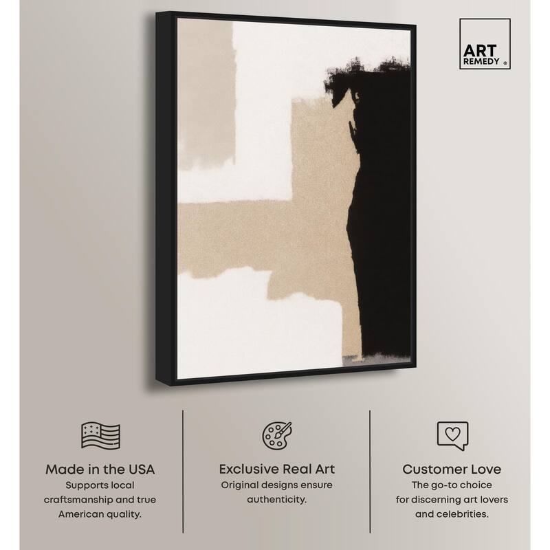 Earth and Ink III Canvas by Art Remedy