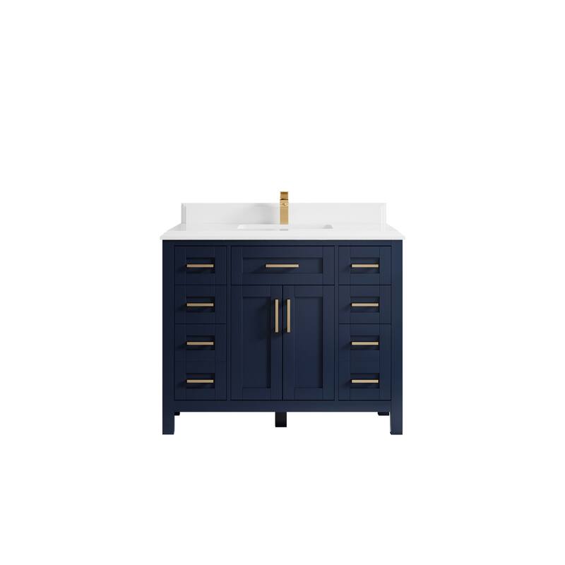Willow Collections 42 in. W x 22 in. D Cambridge Single Sink Bathroom Vanity with Countertop