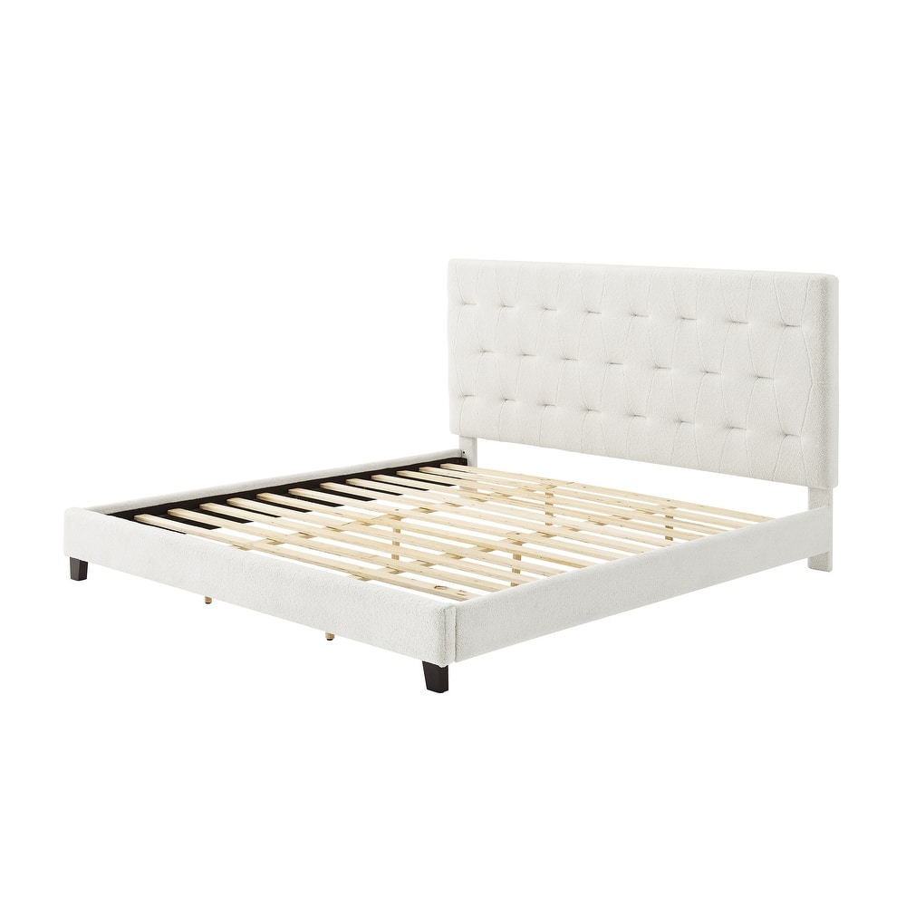 Corvus Somme Tufted Upholstered Platform Bed