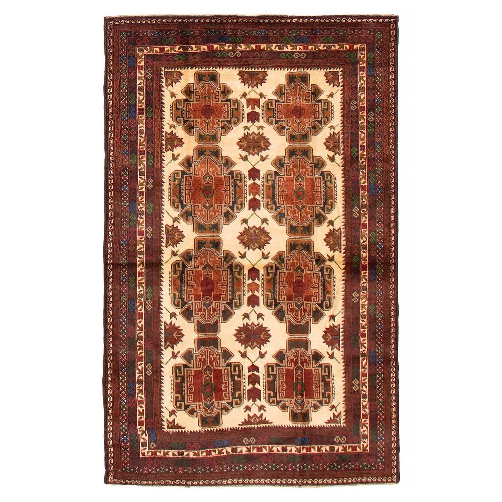 Teimani Cream Rug 4'2" x 6'8" - 4'2 x 6'8