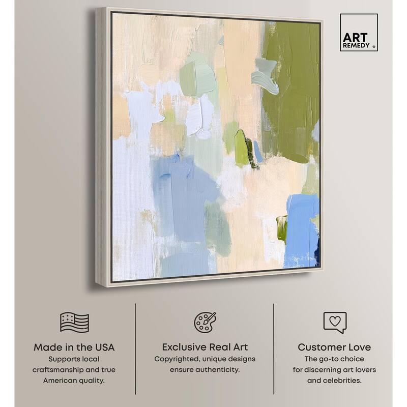 Clover Frost Canvas by Art Remedy