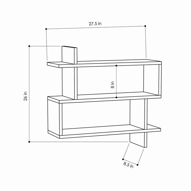 Westcott Modern Wall Shelf
