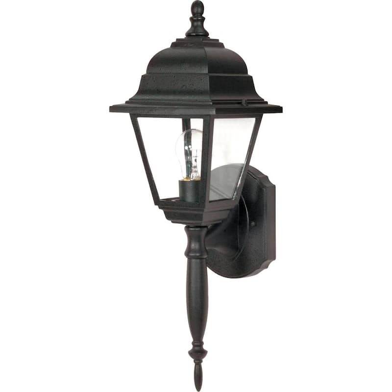 Nuvo Lighting 60/542 Briton Single Light 18" Tall Outdoor Wall Sconce - Textured Black