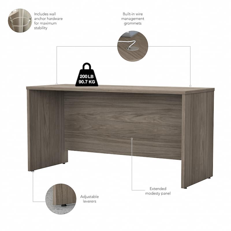 Studio C 60W x 24D Credenza Desk by Bush Business Furniture
