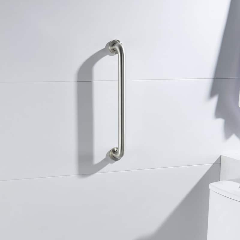 Bathroom Safety 18-Inch Length Stainless Steel Shower Grab Bar with Concealed Screws