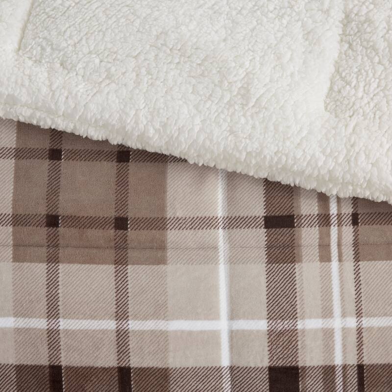 Woolrich Alton Plush to Sherpa Down Alternative Comforter Set