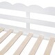 preview thumbnail 16 of 16, Twin Size House Loft Bed Wood Low Bedframe with Black Boards & Storage